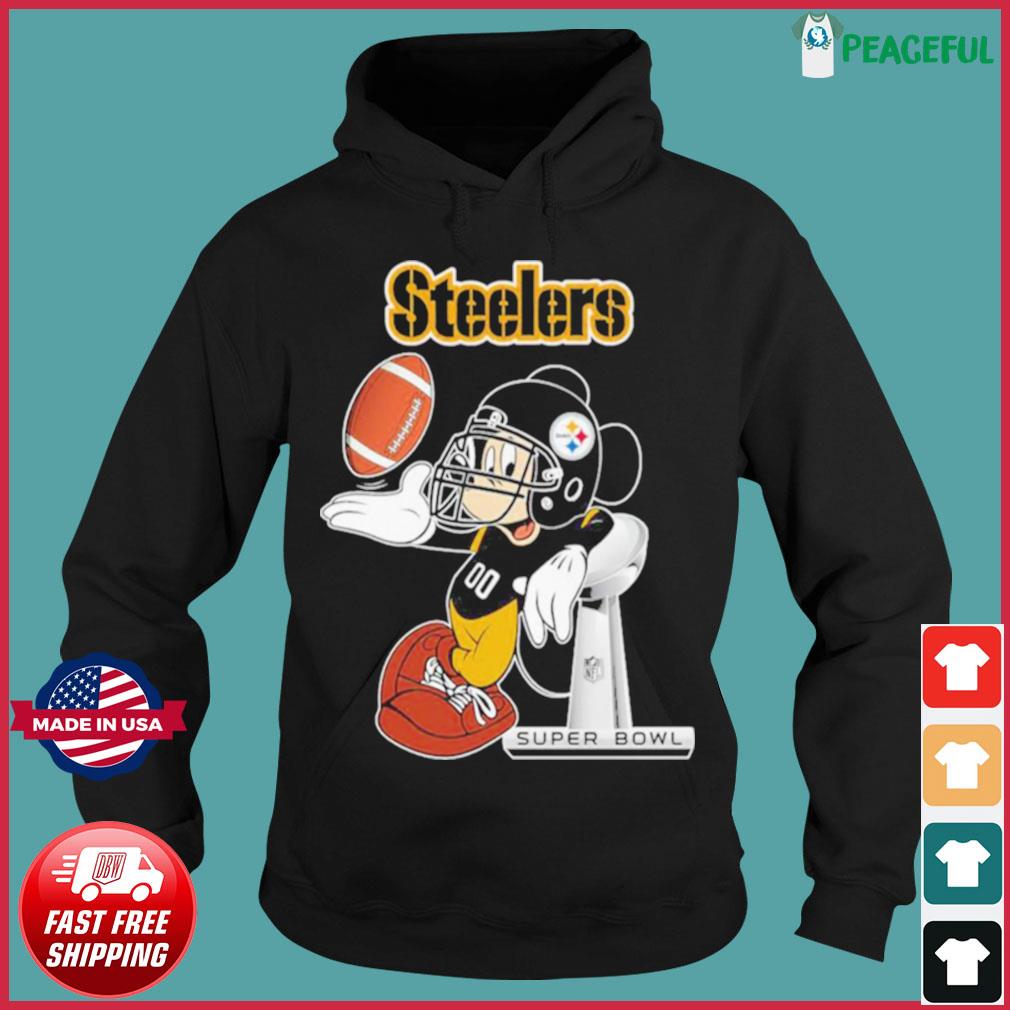 Mickey Mouse Pittsburgh Steelers Super Bowl shirt, hoodie, sweater, long  sleeve and tank top