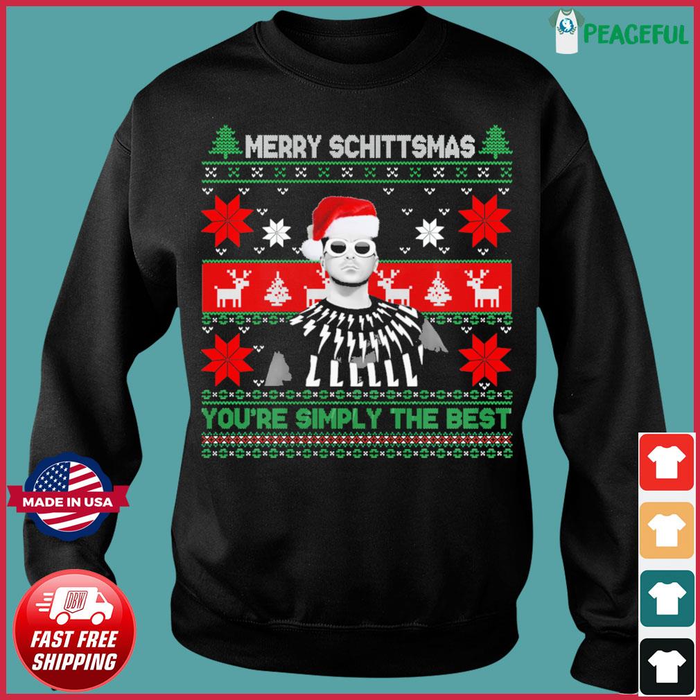 Schitts Creek Merry Christmas You Re Simply The Best Shirt Hoodie Sweater Long Sleeve And Tank Top