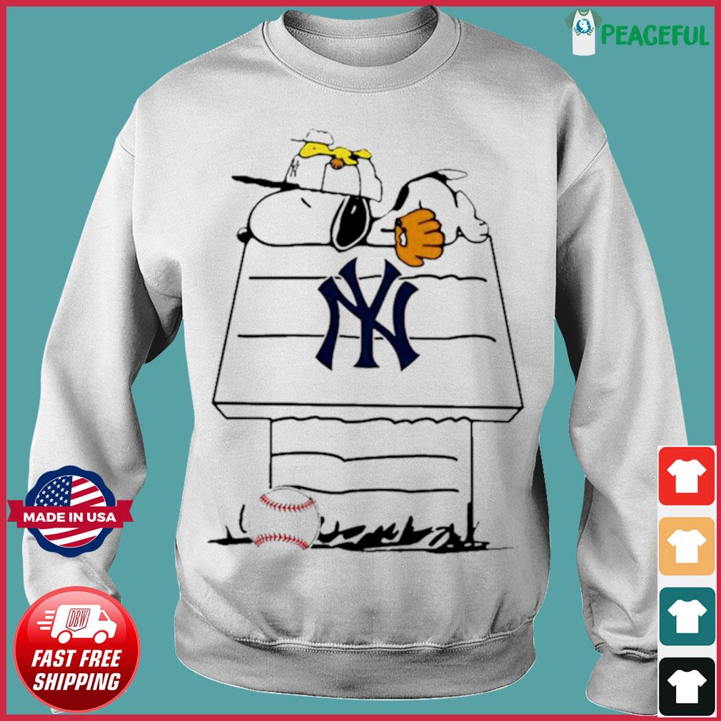 Snoopy Baseball New York Yankees Pullover t-Shirt, hoodie, sweater, long  sleeve and tank top