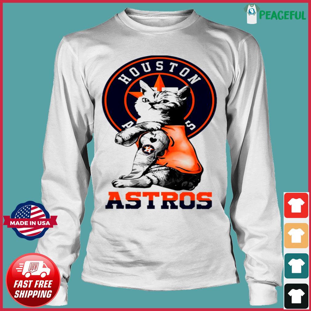 Cat tattoo I love Houston Astros shirt, hoodie, sweater, long sleeve and  tank top