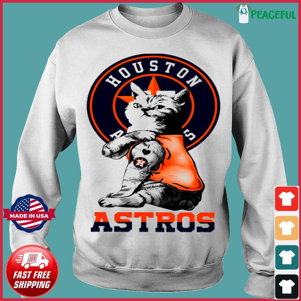 Cat tattoo I love Houston Astros shirt, hoodie, sweater, long sleeve and  tank top