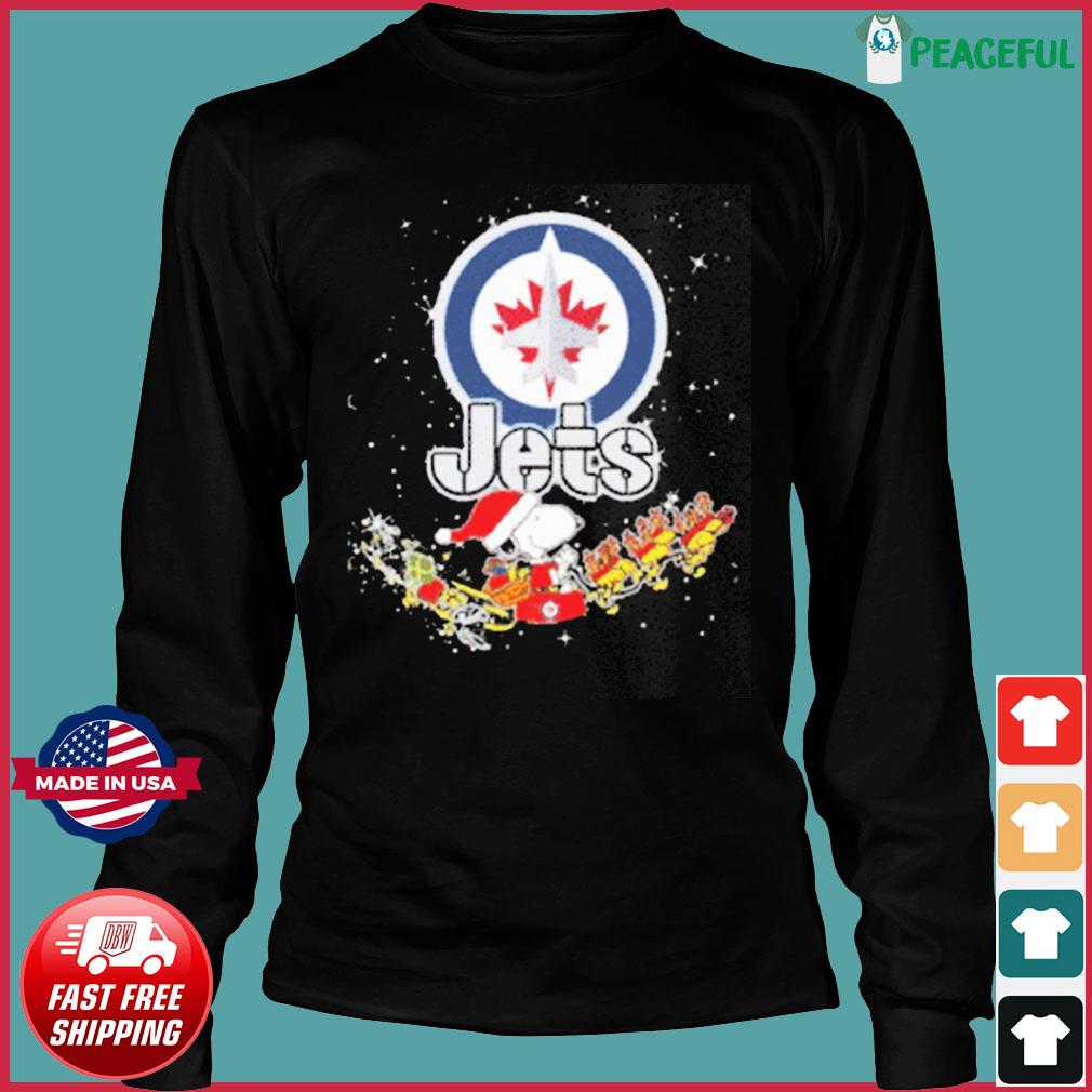 Snoopy Christmas Winnipeg Jets T Shirts - Limotees