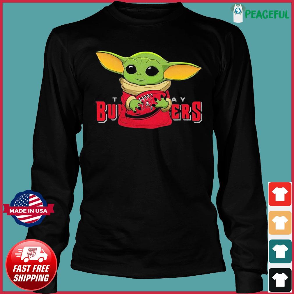 Star wars baby yoda mask hug tampa bay buccaneers logo shirt, hoodie,  sweater, long sleeve and tank top