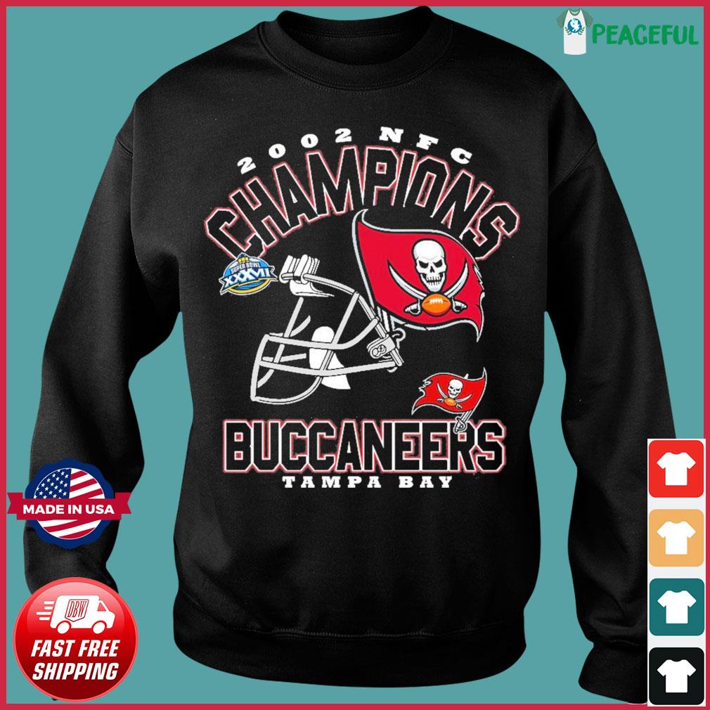 Helmet Tampa Bay Buccaneers 2021 Nfc Champions Super Bowl Xxxvii Shirt,  hoodie, sweater, long sleeve and tank top