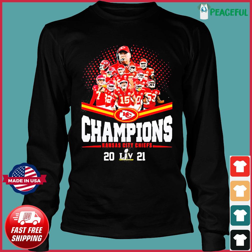 Kansas city Chiefs football 2021 super bowl black shirt, hoodie, sweater,  long sleeve and tank top