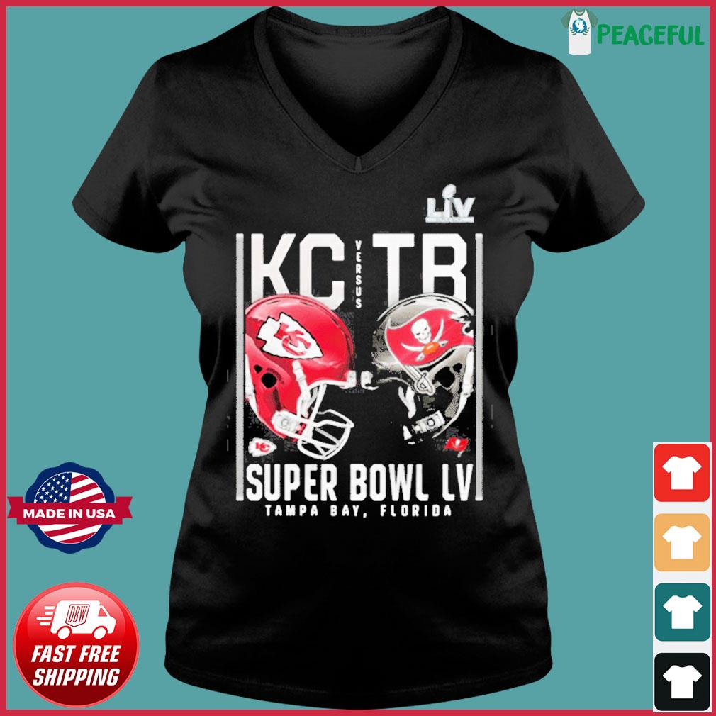 Kansas City Chiefs Vs Tampa bay buccaneers super bowl lv matchup play clock  Tee Shirts, hoodie, sweater, long sleeve and tank top