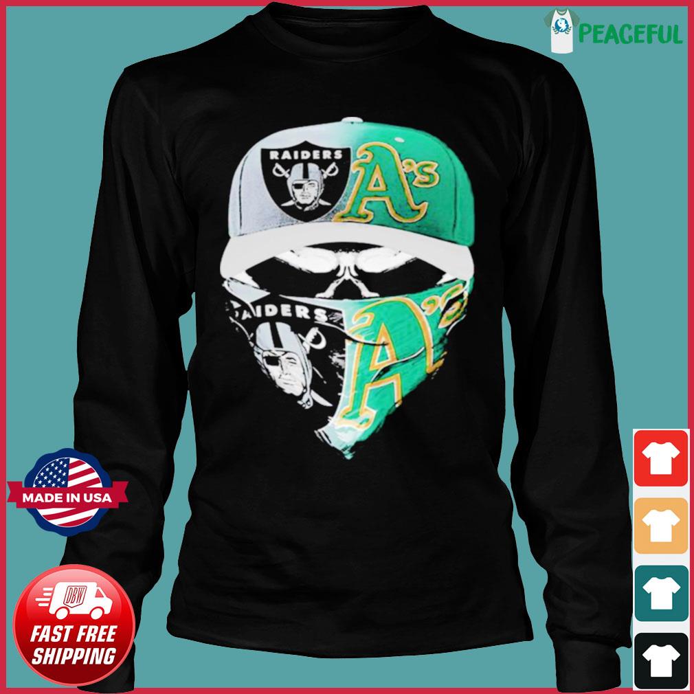 Oakland Athletics skull shirt, hoodie, sweater and v-neck t-shirt