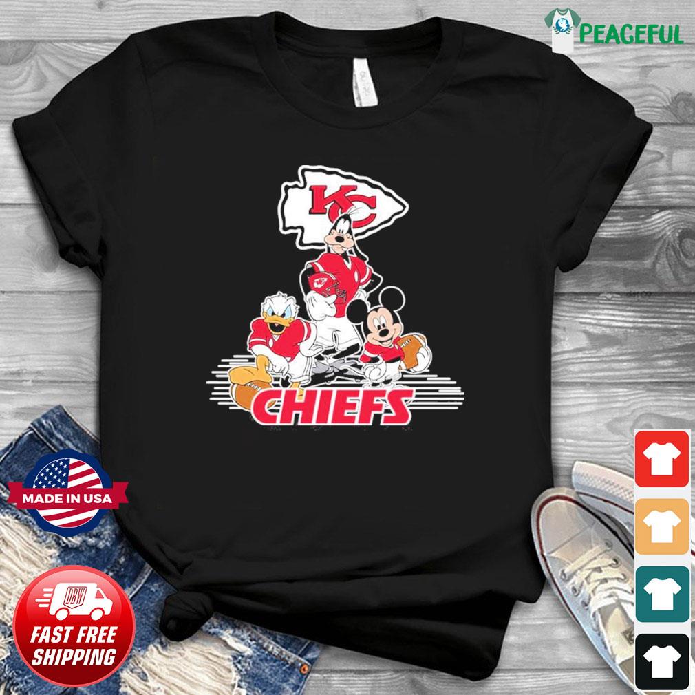 Kansas City Chiefs Mickey Mouse T-Shirt - T-shirts Low Price