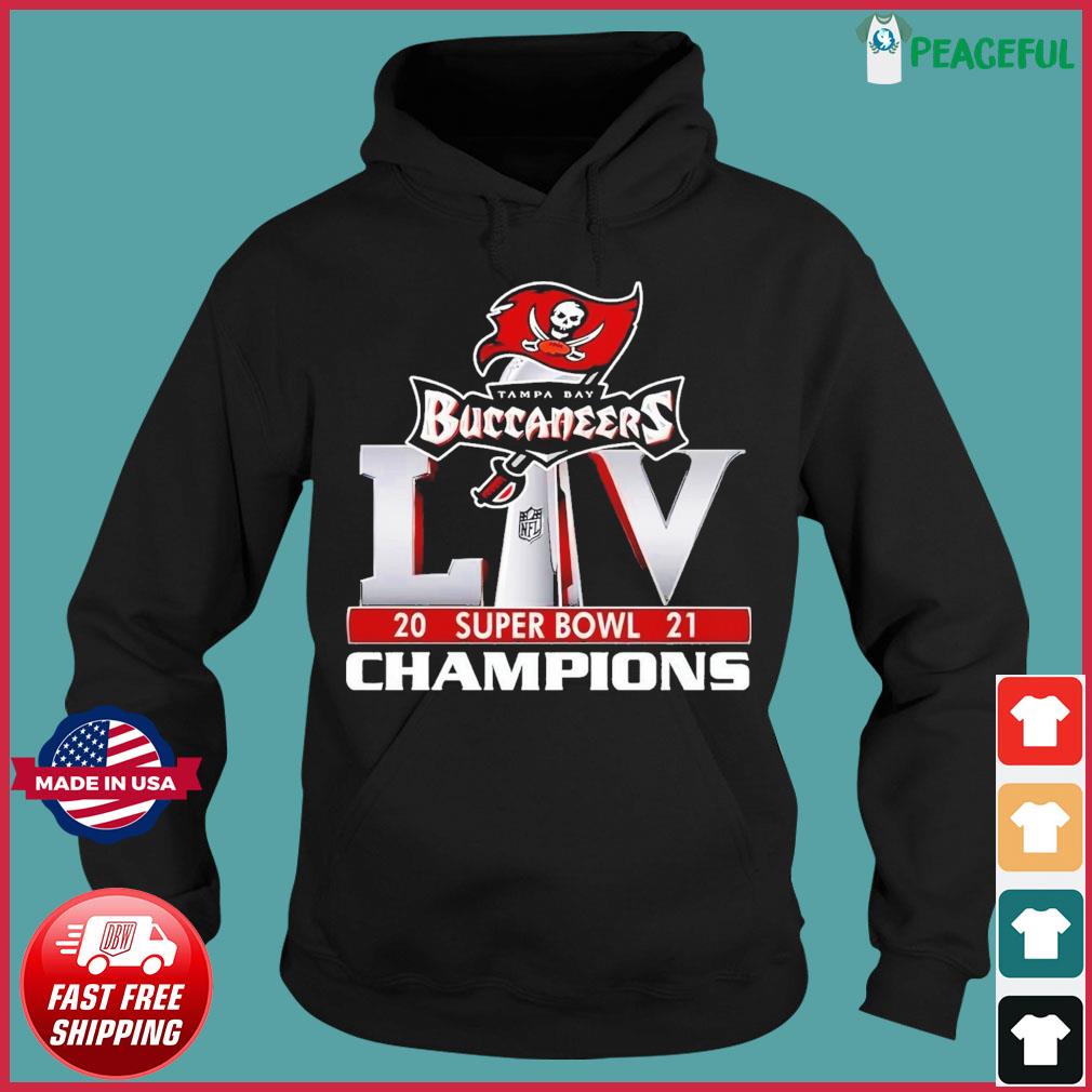 Tampa bay buccaneers super bowl lv 2021 champion shirt, hoodie, sweater,  long sleeve and tank top