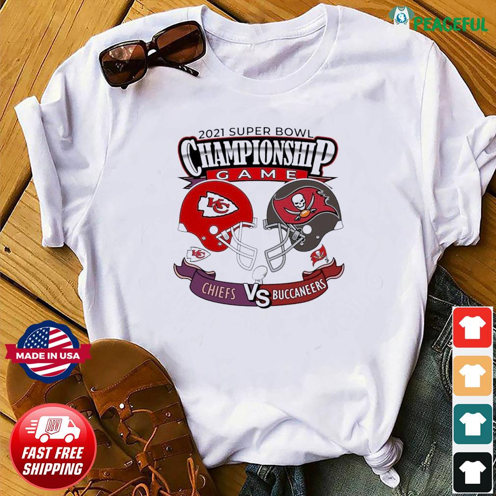Official Chiefs vs Buccaneers Championship Game,Super Bowl 2021 Gift T- Shirts, hoodie, sweater, long sleeve and tank top