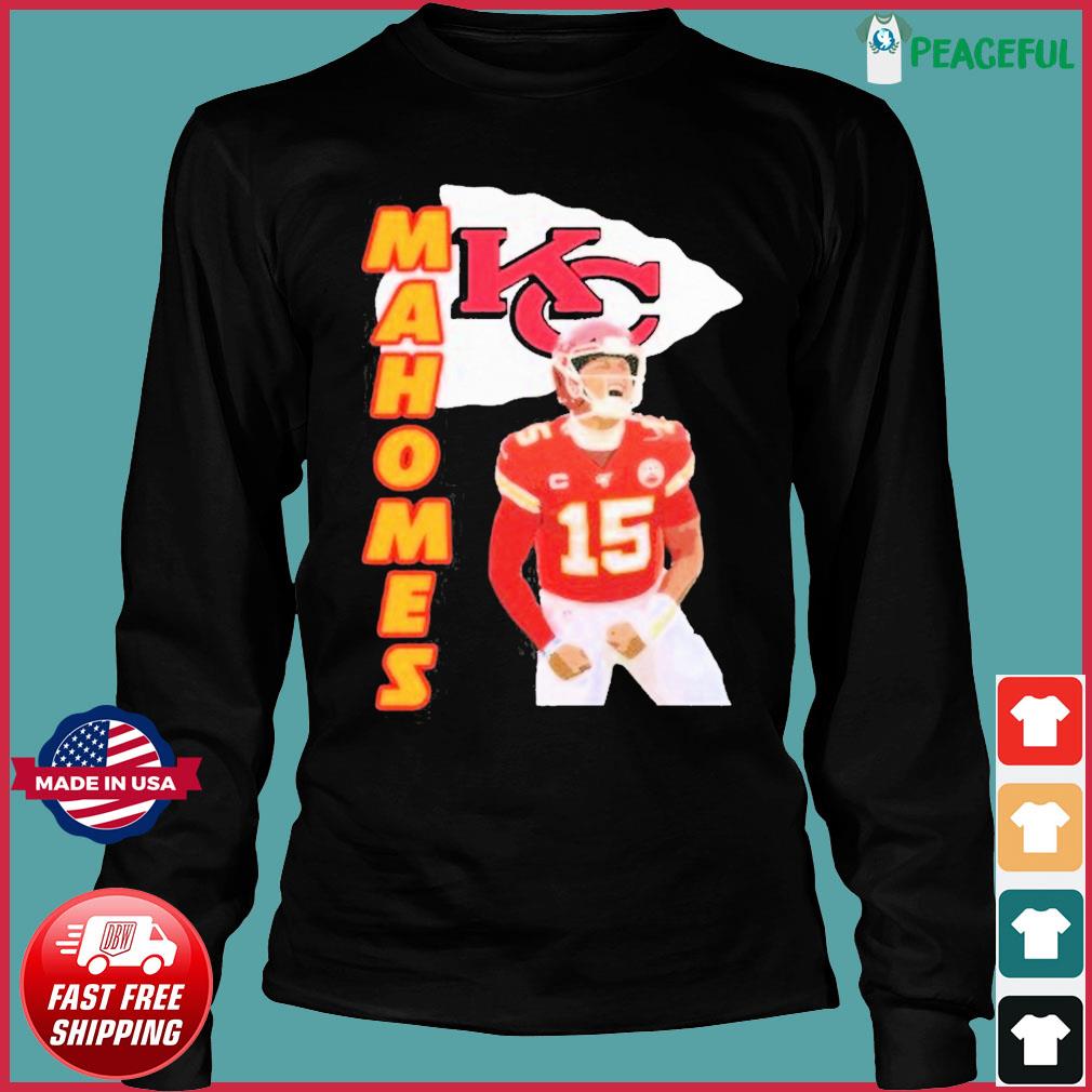 Patrick Mahomes 15 Kansas City Chiefs football player poster gift shirt,  hoodie, sweater, long sleeve and tank top