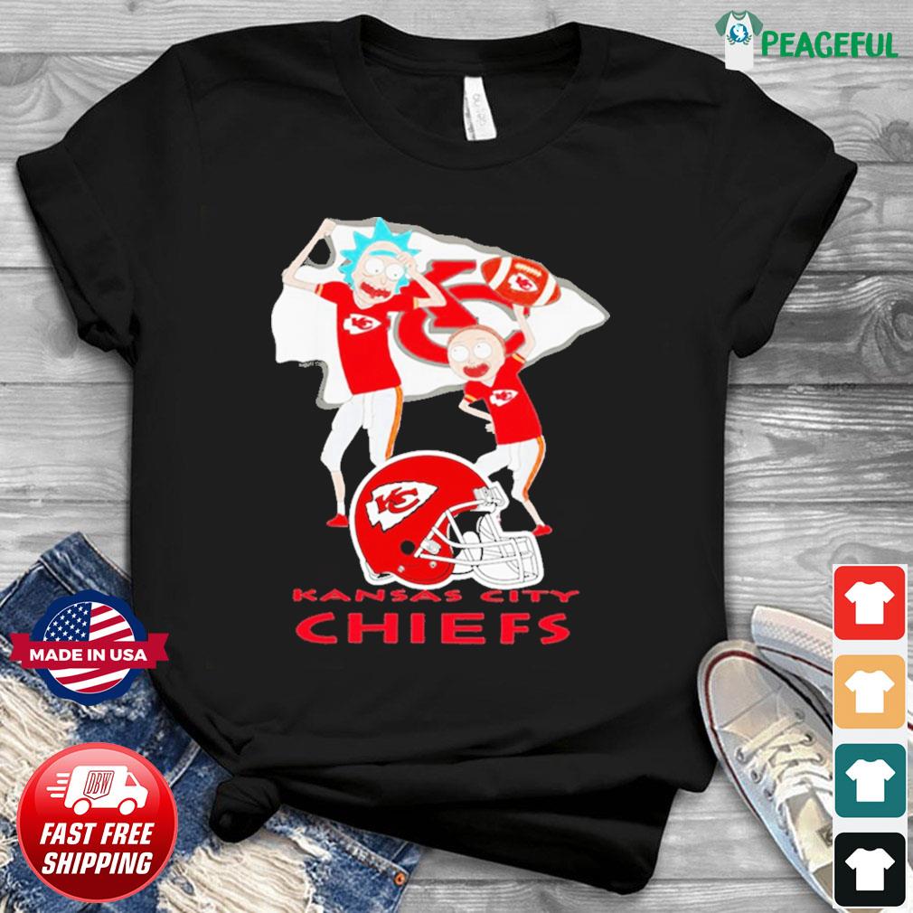 Funny Rick And Morty Kansas City Chiefs Shirt