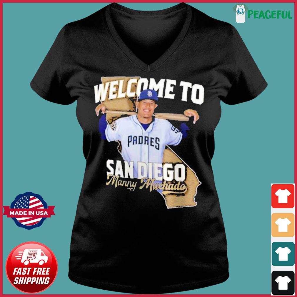 San Diego Padres Manny Machado “Welcome To San Diego” Shirt, hoodie,  sweater, long sleeve and tank top