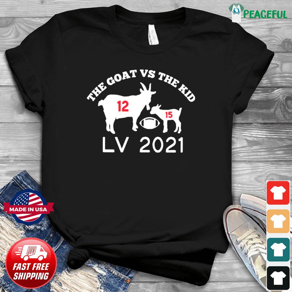 THE GOAT VS THE KID LV 2021 T-Shirt : Clothing, Shoes & Jewelry