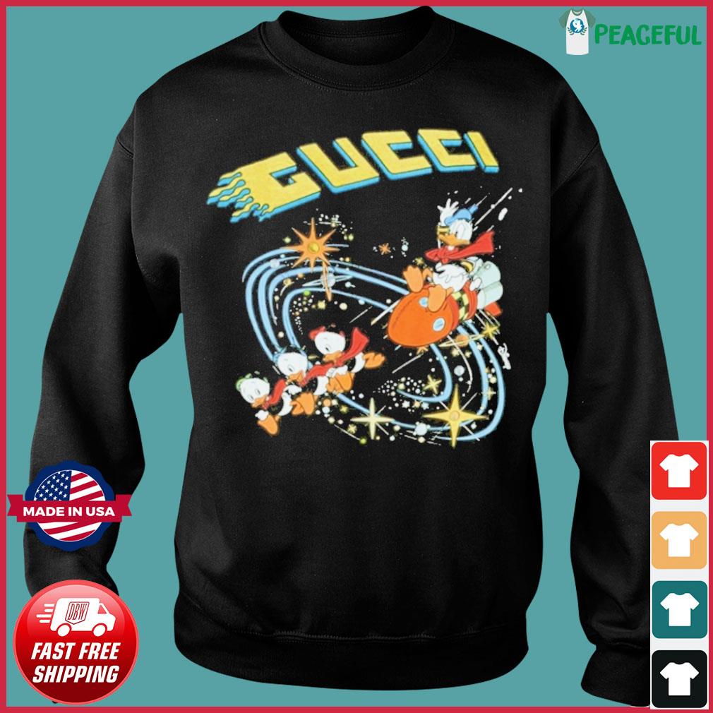 Gucci Disney Donald Duck Printed Short-sleeved