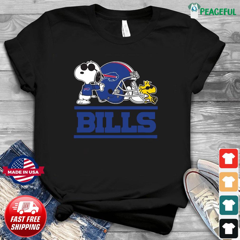 NFL Buffalo Bills Snoopy and Woodstock Merry Christmas Shirt - NVDTeeshirt